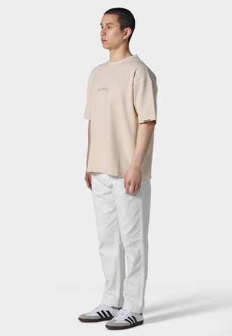 T-Shirt 'JAQUARD V1' Pas De Monaco en beige