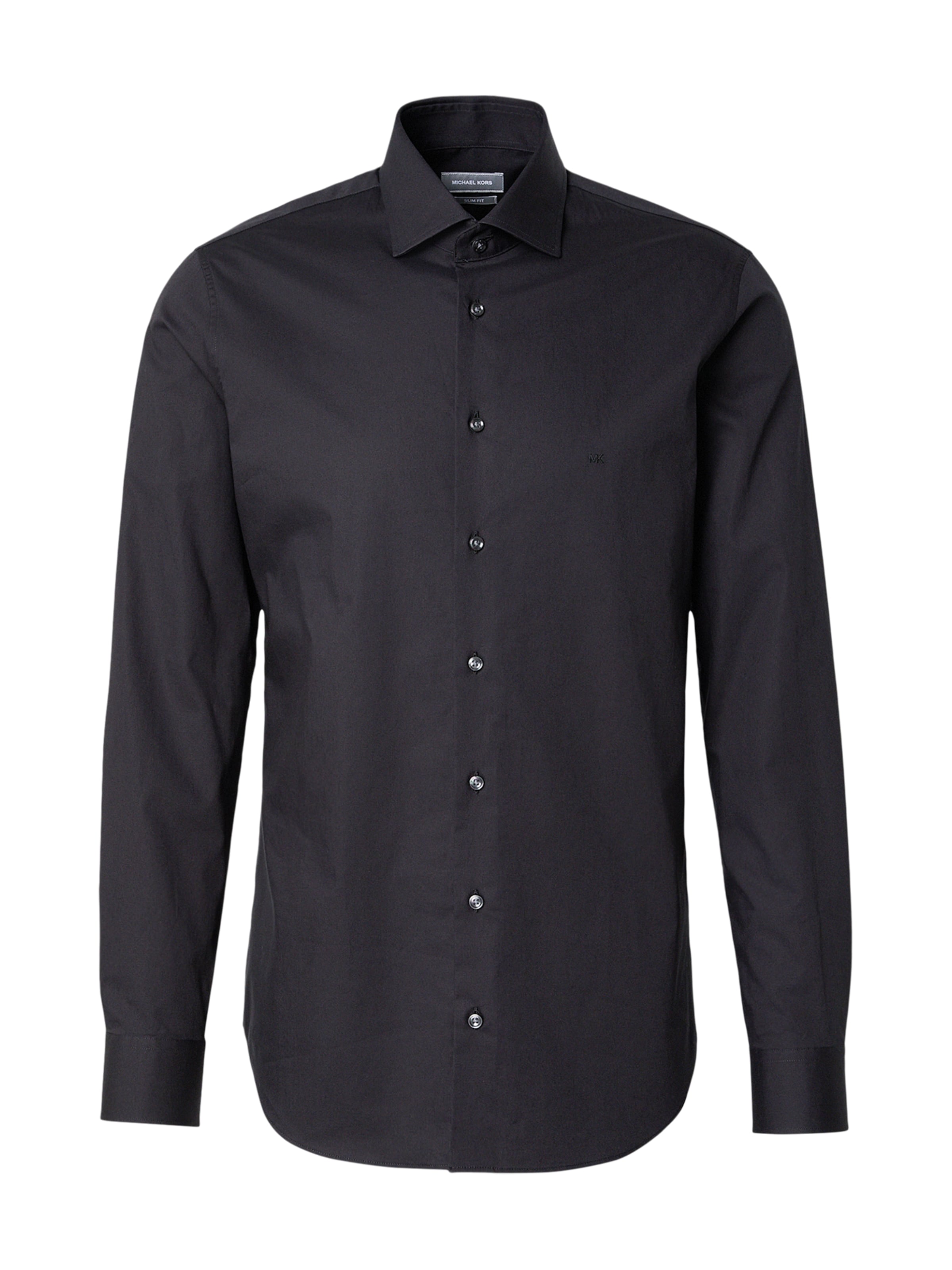 Regular fit Camicia di Michael Kors in nero: frontale