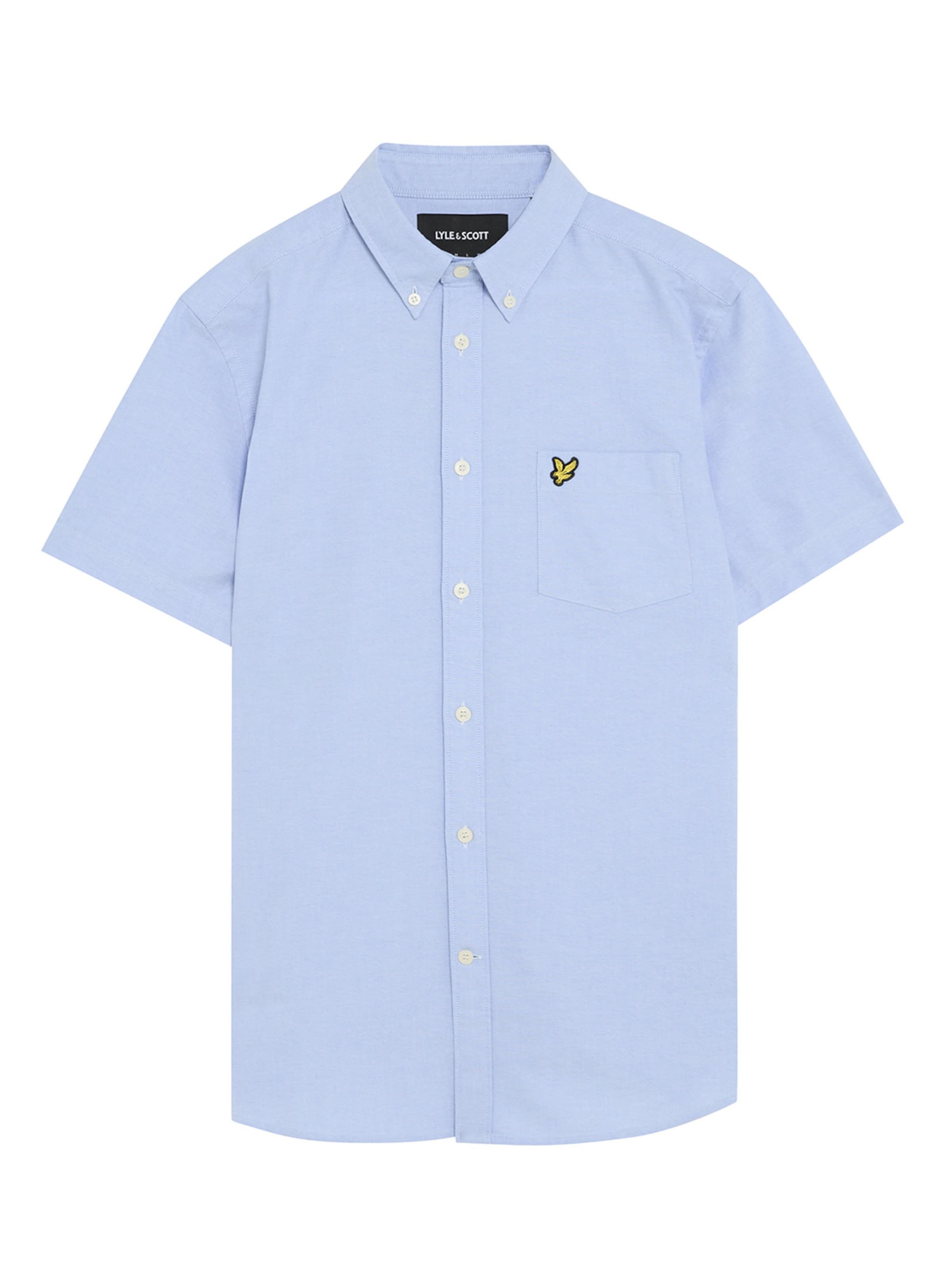 Lyle & Scott Overhemd in Blauw: voorkant