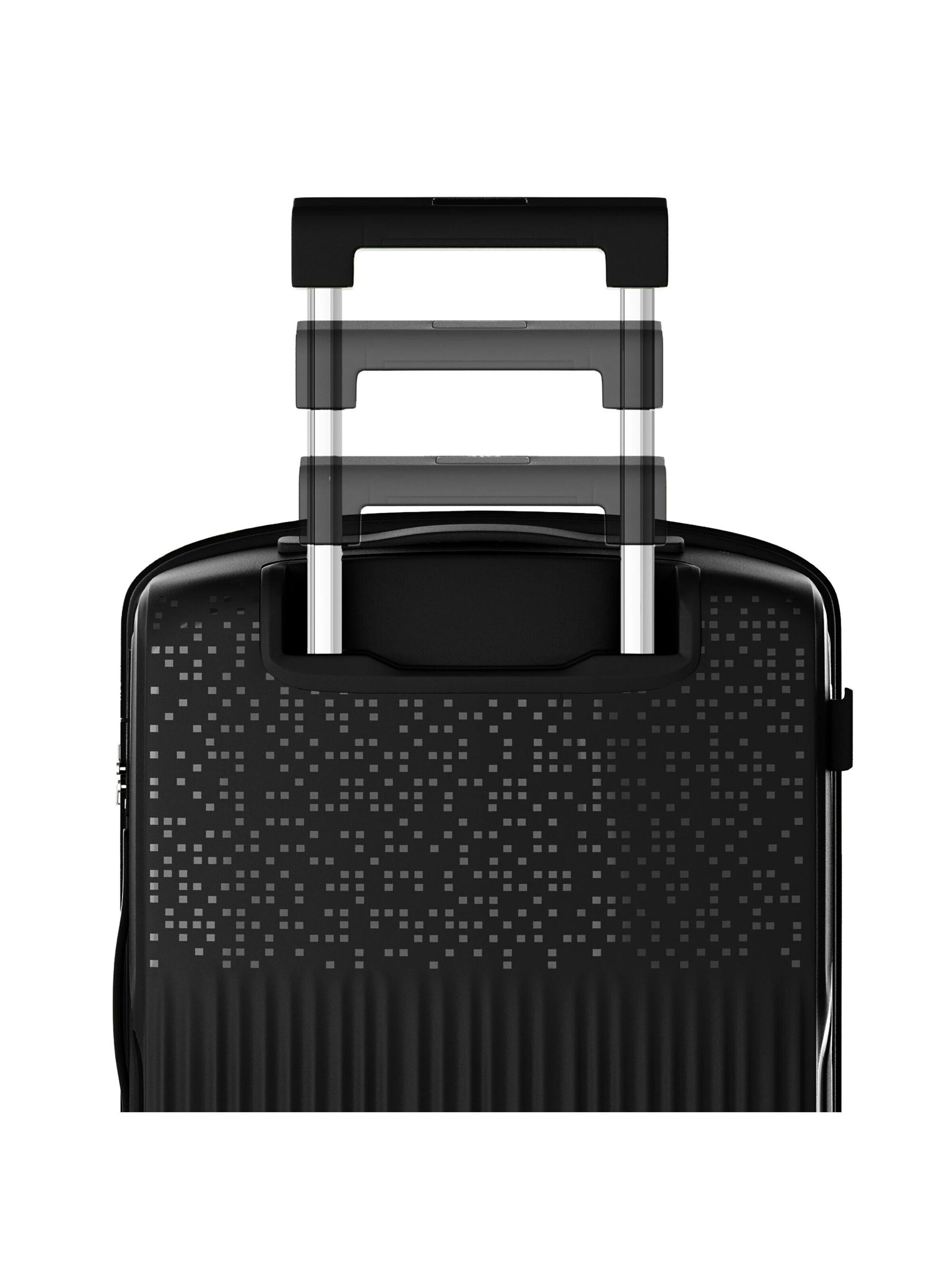 4FLY Suitcase Set 'Pixel' in Black