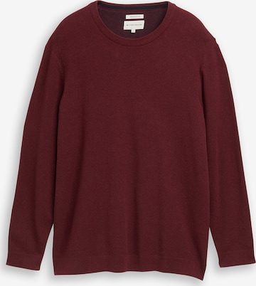 TOM TAILOR Men + Neulepaita värissä punainen: etupuoli