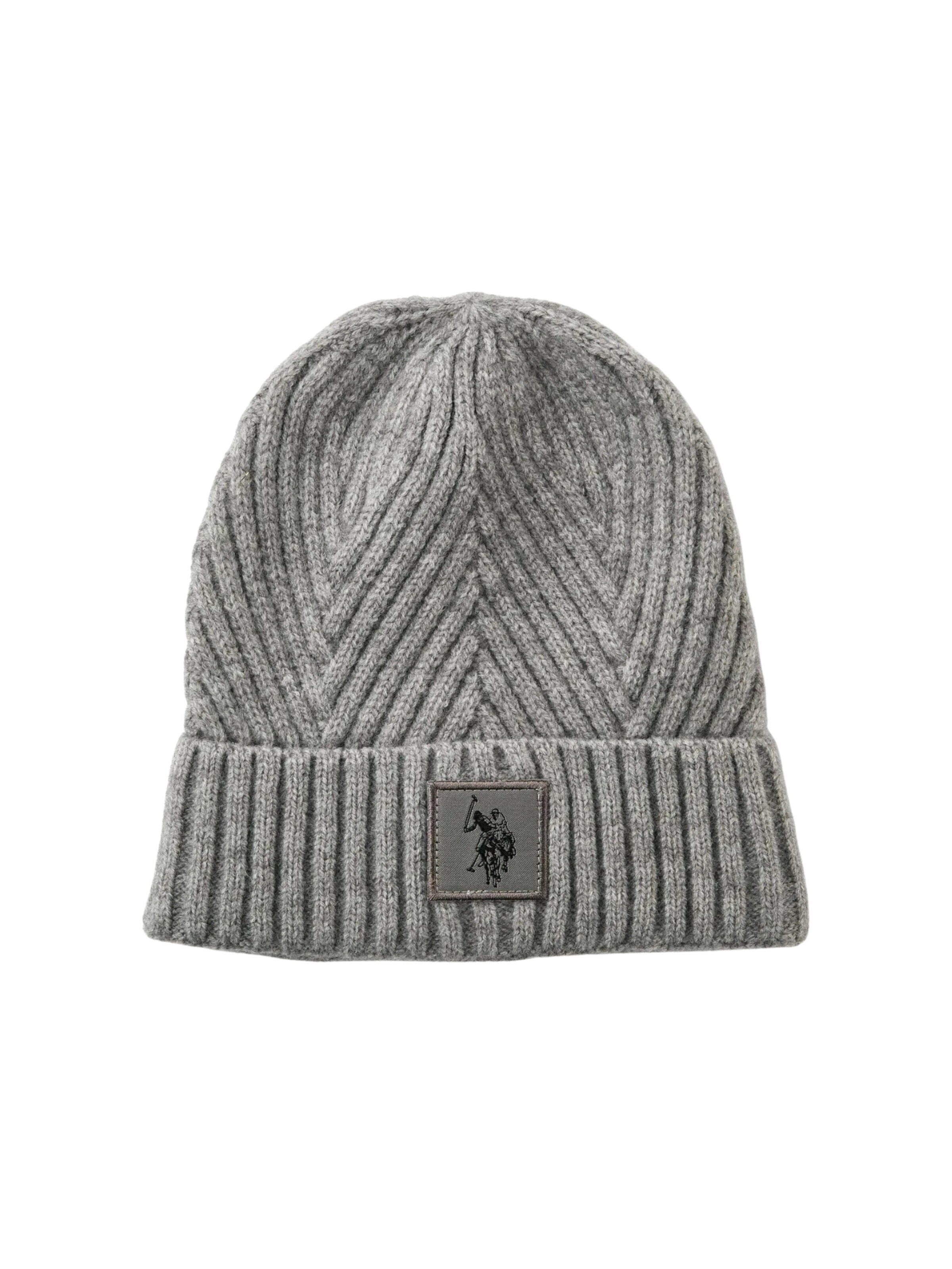 U.S. POLO ASSN. Čepice 'Neel' – šedá: přední strana