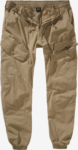 Pantalon cargo 'Ray' Brandit en beige : devant