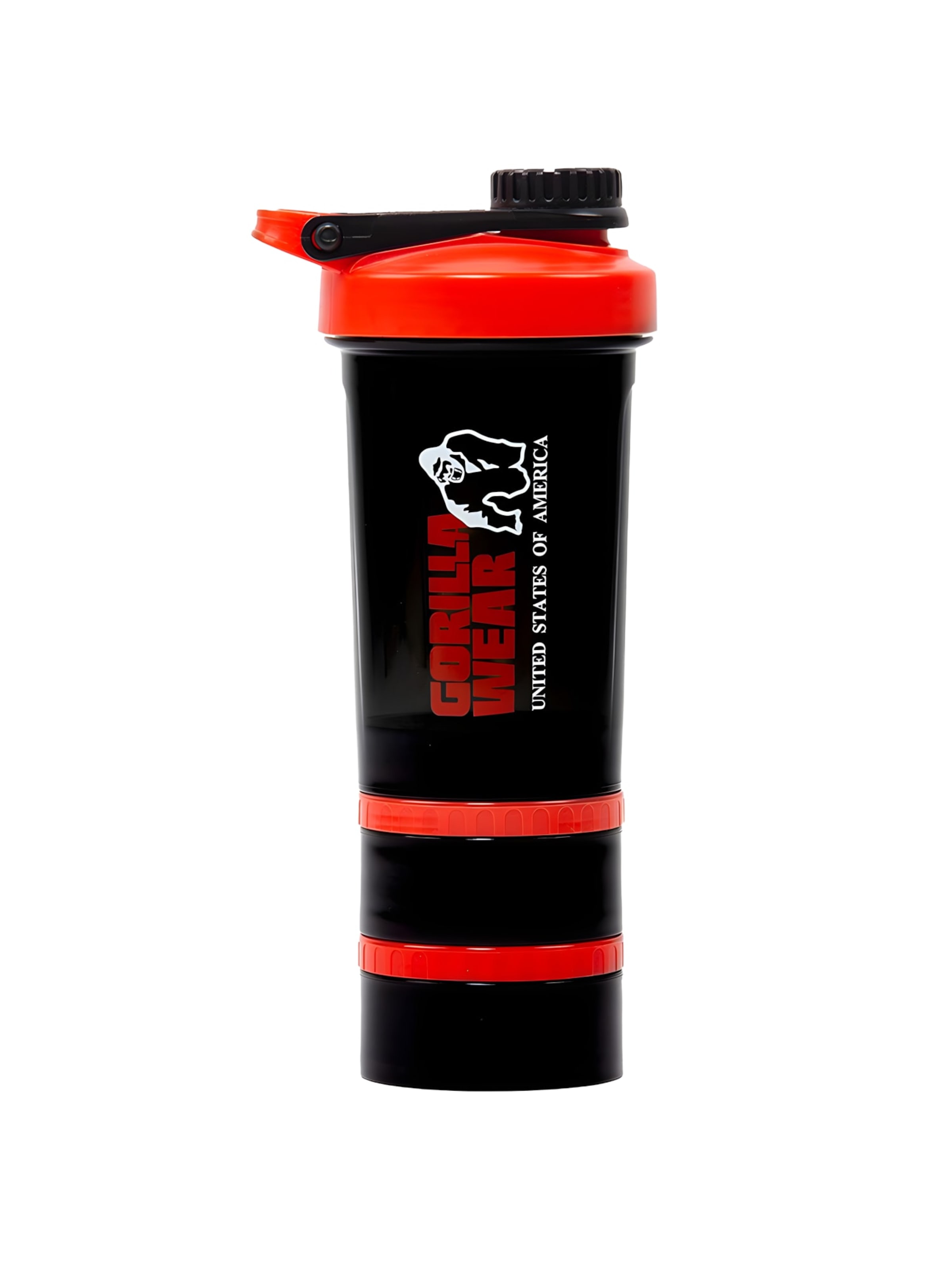 Gorilla Wear Accessories '2 GO 500ML' in XS-XL in Red / Black, Item view
