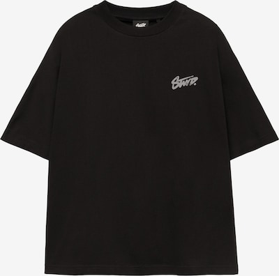Pull&Bear Paita 'STWD' koossa XS värissä vaaleanharmaa / musta, Tuotenäkymä