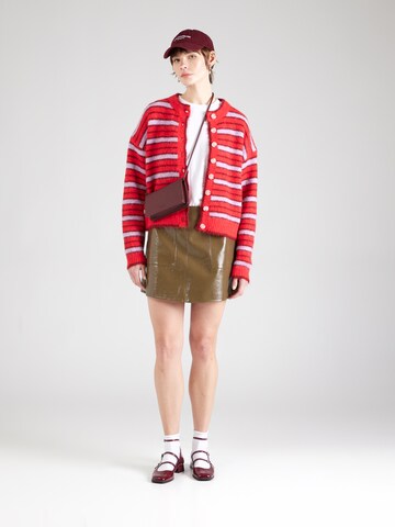 TOPSHOP Strickjacke in Rot