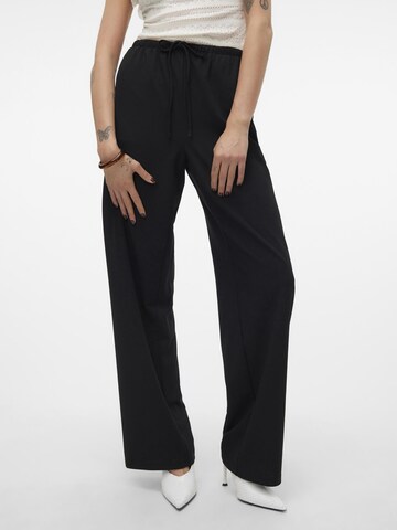 VERO MODA Wide leg Broek in Zwart