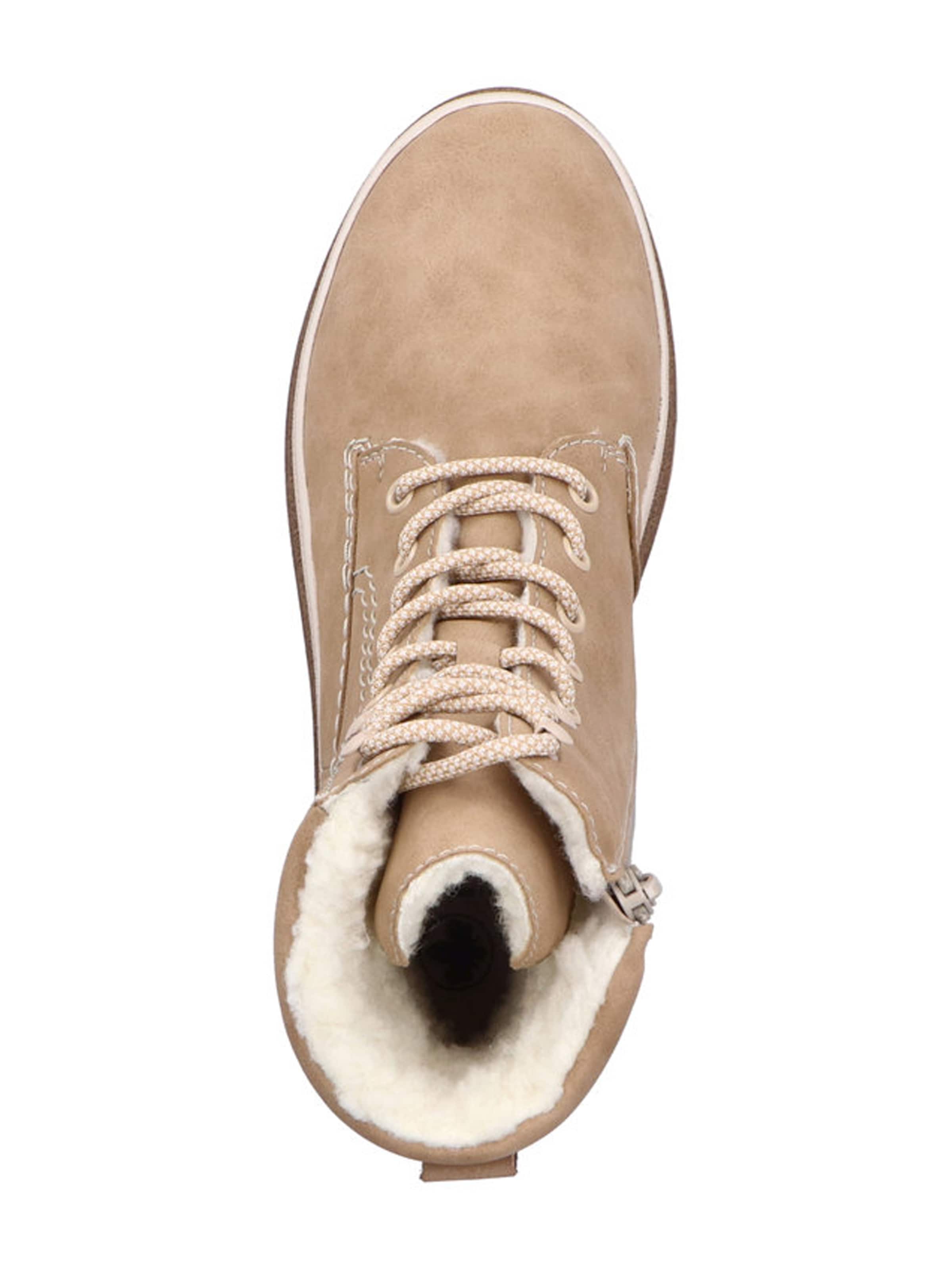 Rieker Schnürstiefelette in Beige