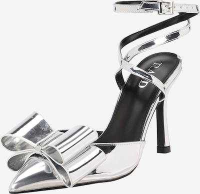 Raid Vaļējas augstpapēžu kurpes 'MYRNA', krāsa - Sudrabs, Preces skats