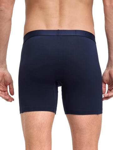 FALKE Boxer shorts '2-Pack Long Leg' in Blue: front