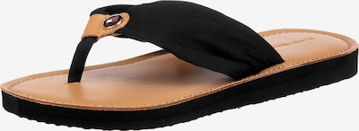 TOMMY HILFIGER Klipklappere i lysebeige / sort, Produktvisning