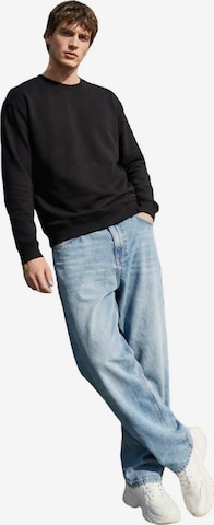 LTB Jeans Sweatshirt 'Crew Neck Sweatshirt' in Black: front