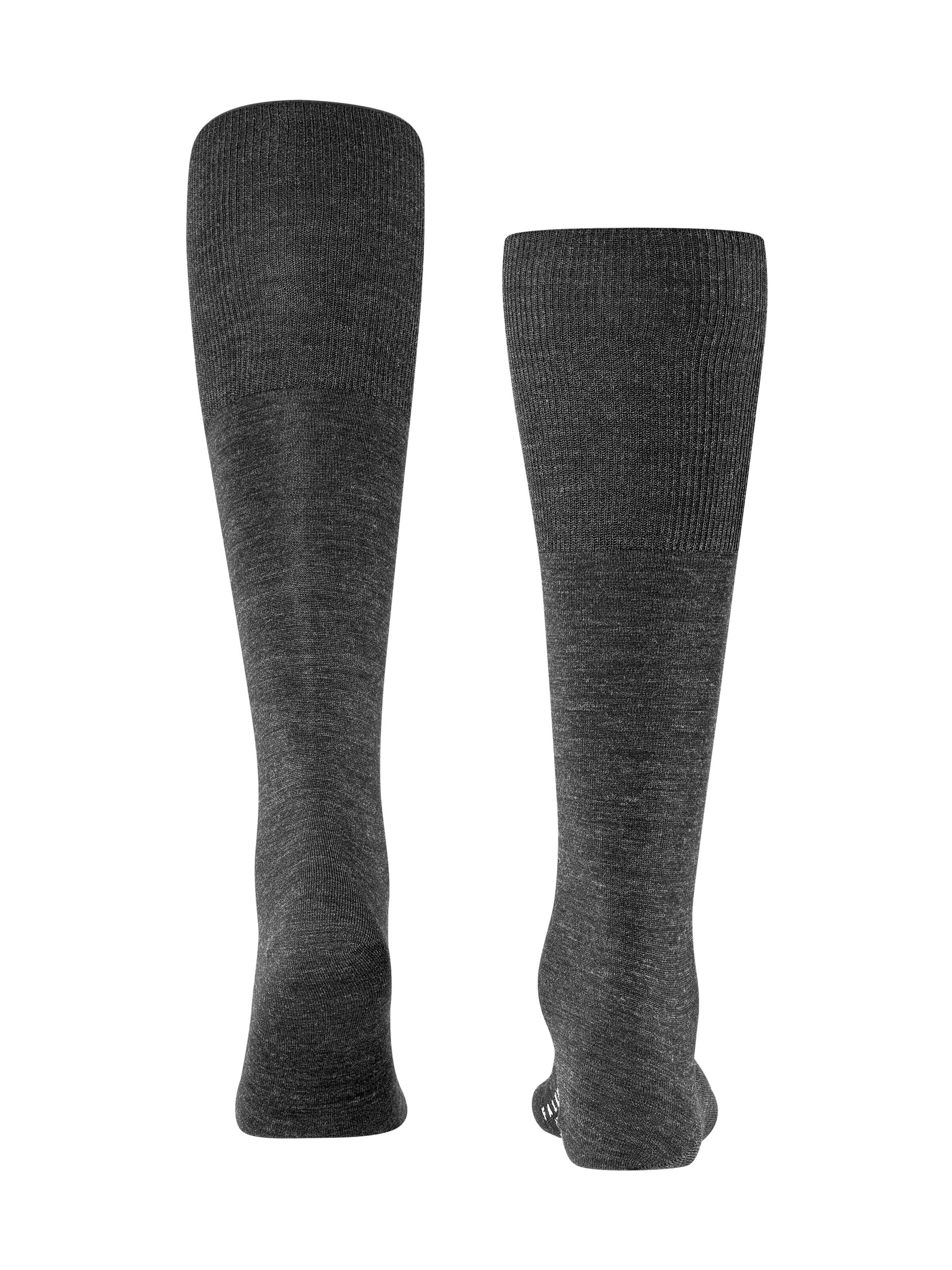 FALKE Knee High Socks 'Airport' in Grey