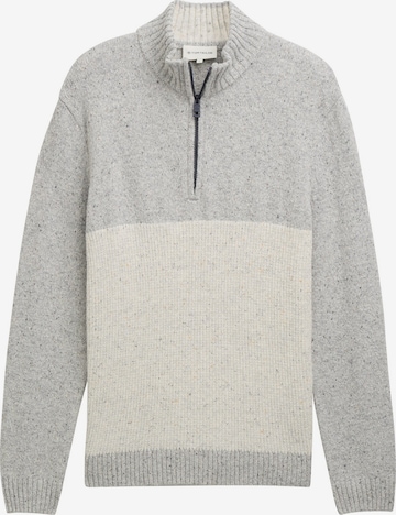 TOM TAILOR Trui in Wit: voorkant