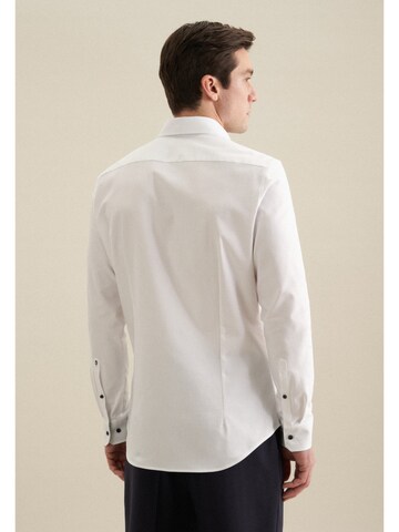 SEIDENSTICKER Slim fit Zakelijk overhemd in Wit