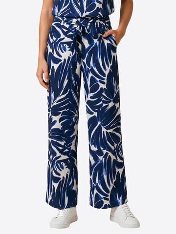 Wide leg Pantaloni 'ONLNOVA LIFE VIS CROP PALAZZO PANT WVN 15222225' di ONLY in blu: frontale