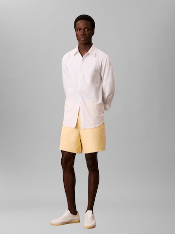 Regular Pantalon 'Terry' Calvin Klein Jeans en jaune