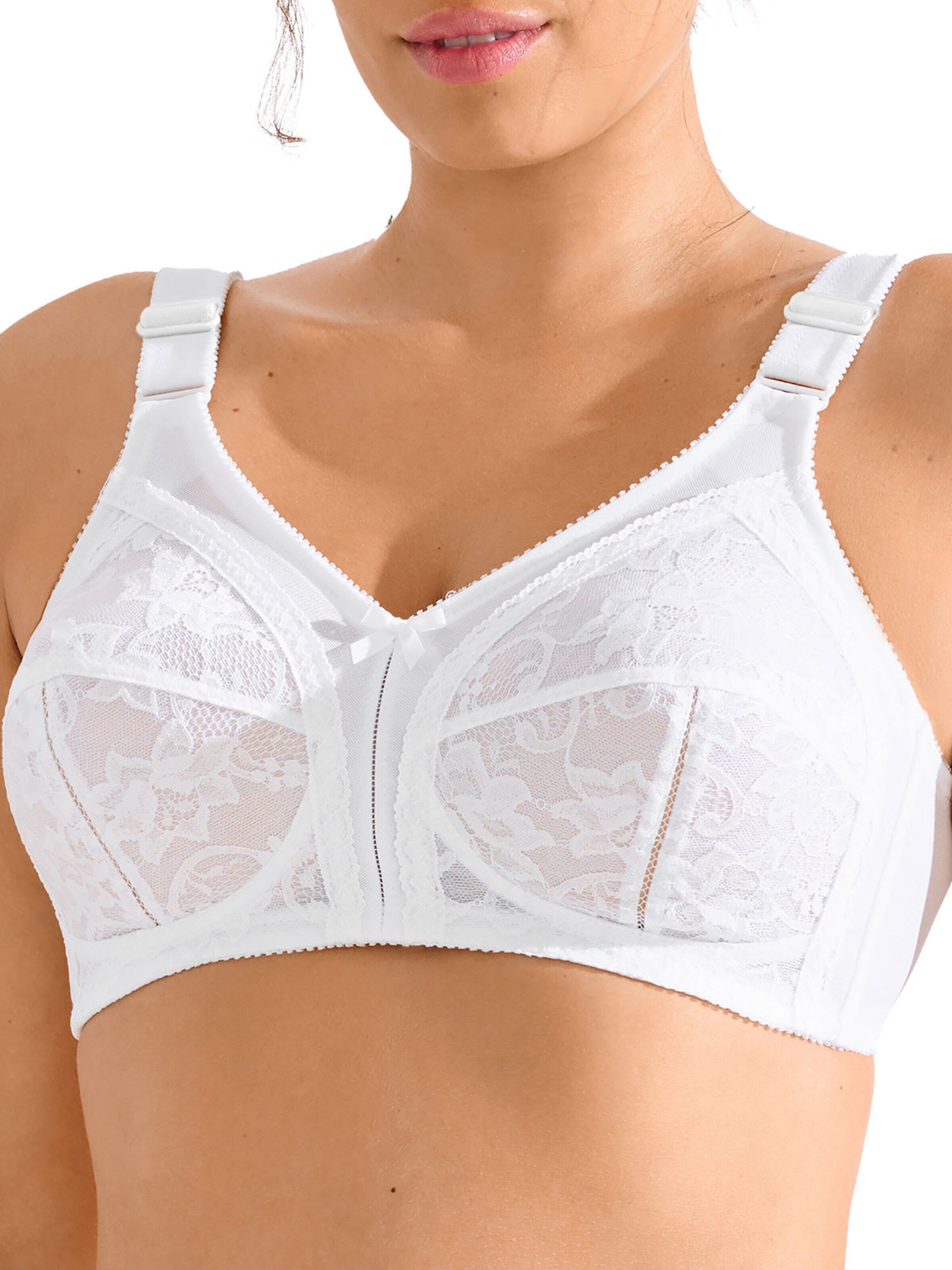 Lisca Minimiser Bra 'Sabina' in White