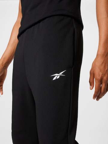 Regular Pantalon de sport Reebok en noir