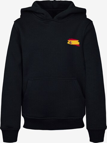 F4NT4STIC Sweatshirt 'Spain Spanien Flagge' in Black: front