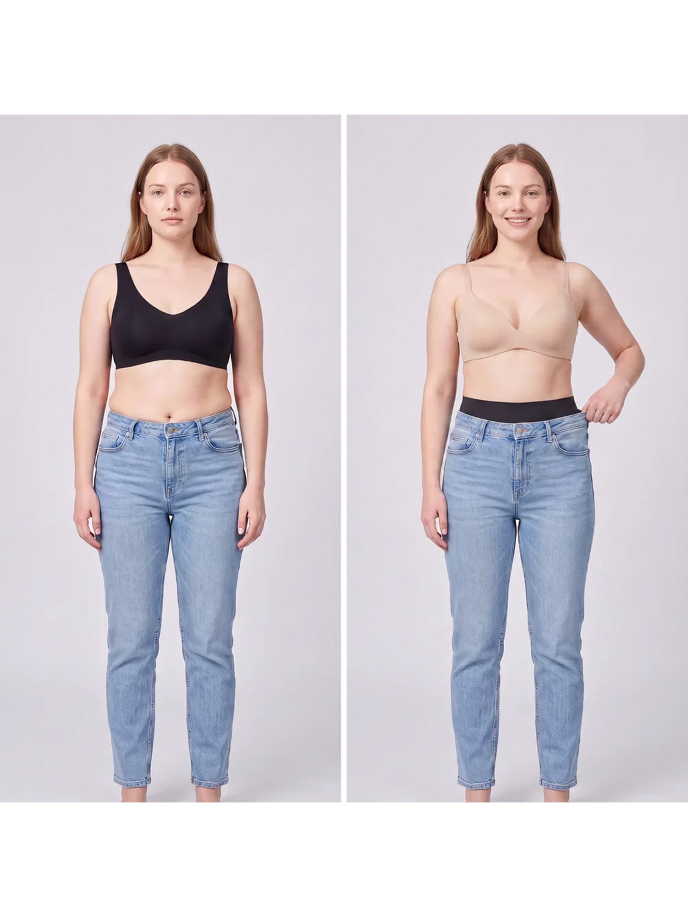 Pantalon modelant 'Corrigerende High Waist Short' Shapetape en noir