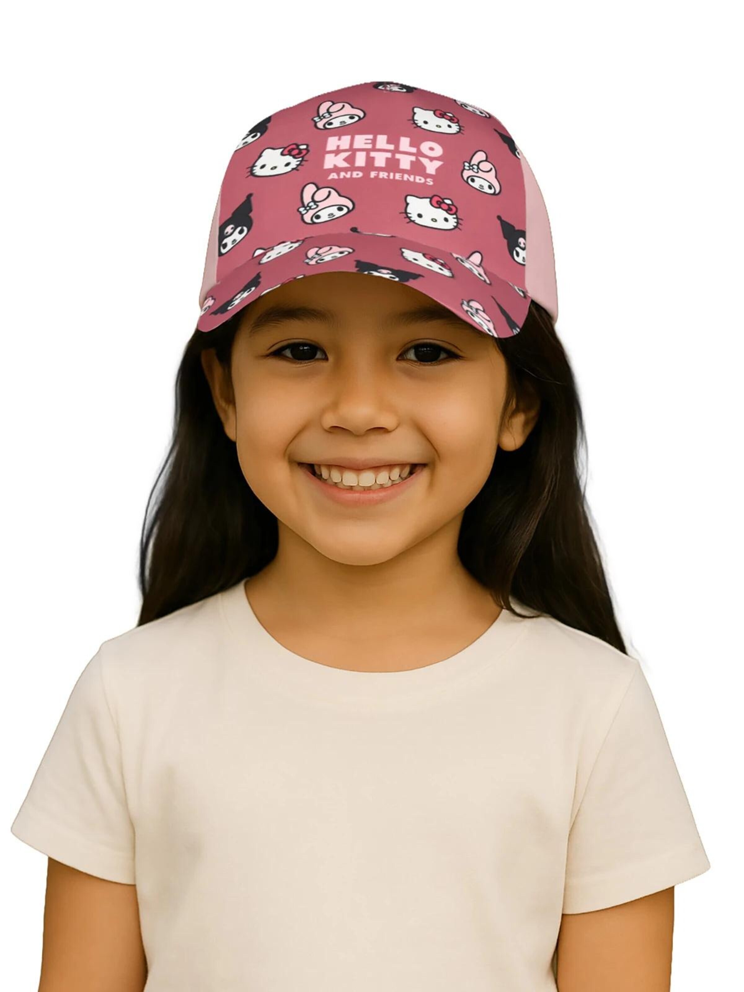 HELLO KITTY Hat 'Friends' in Pink