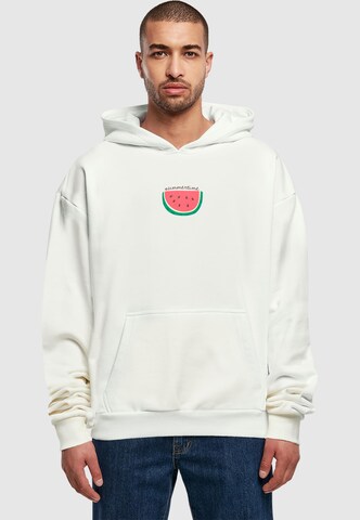 Merchcode Sweatshirt 'Summertime' in White: front