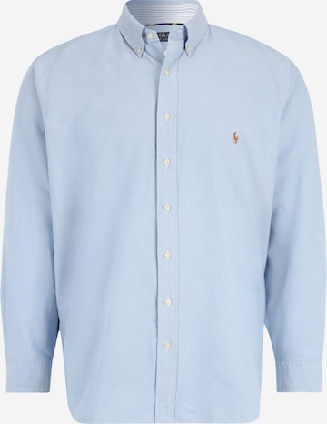 Polo Ralph Lauren Big & Tall Regular fit Button Up Shirt in Blue: front