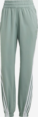 ADIDAS SPORTSWEAR Tapered Sportbroek in Groen: voorkant