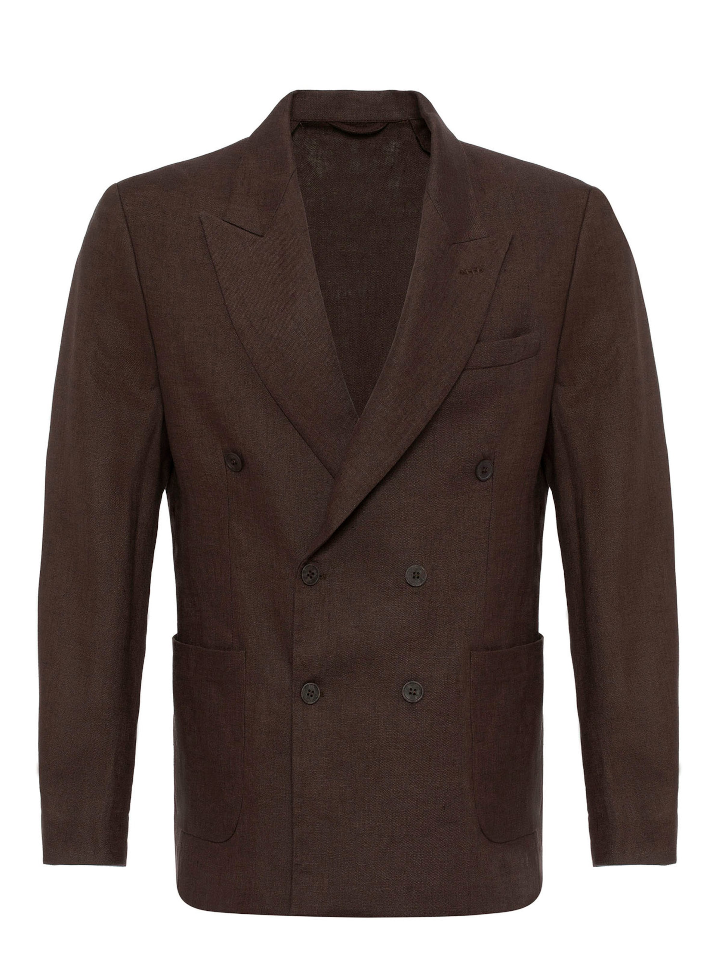 Antioch Regularny krój Marynarka biznesowa w kolorze brązowy: przód