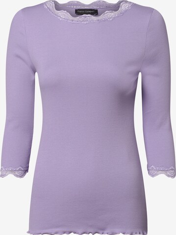 T-shirt Franco Callegari en violet : devant