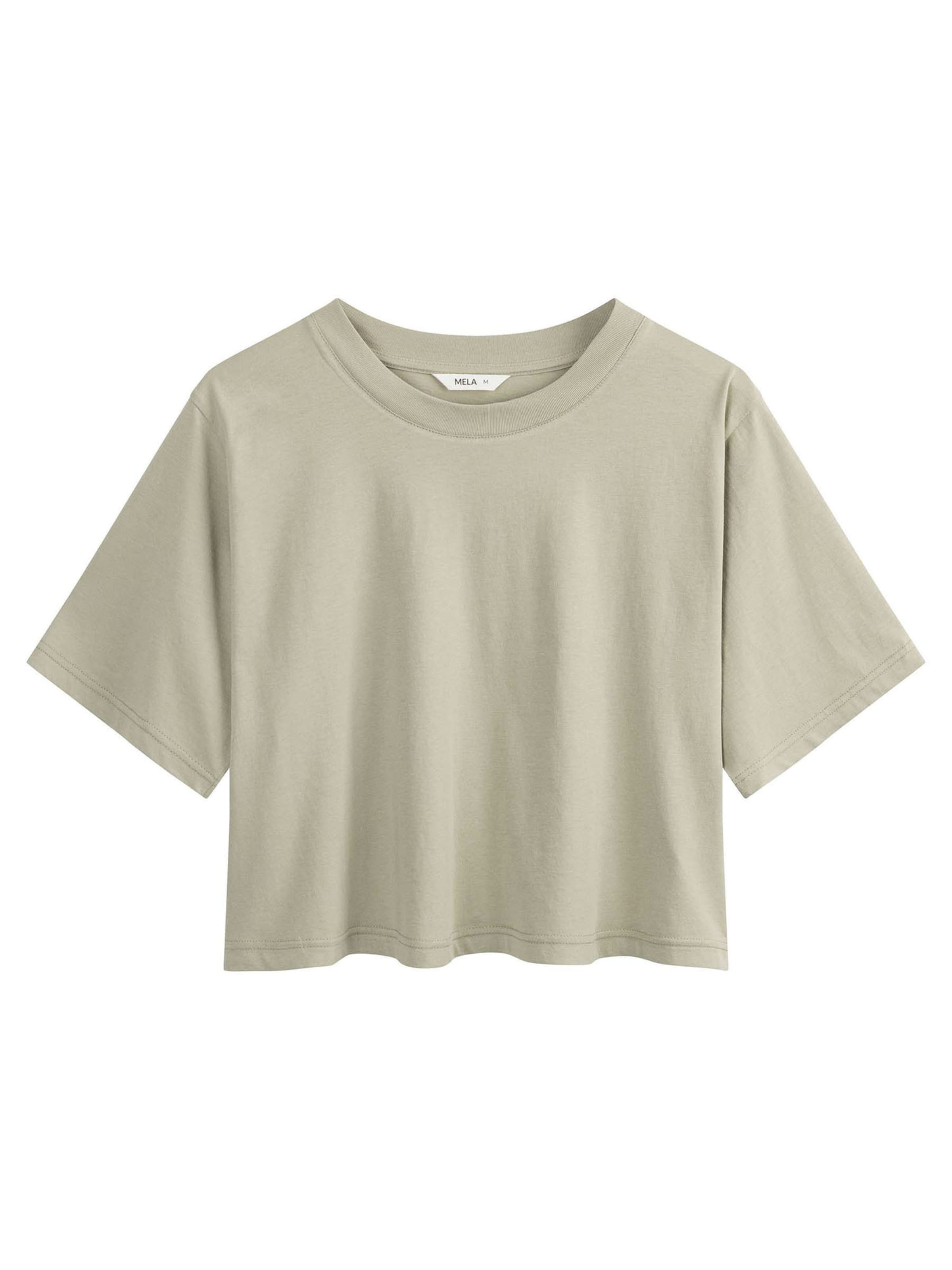 MELA - Camisa 'Desna' em verde: frente