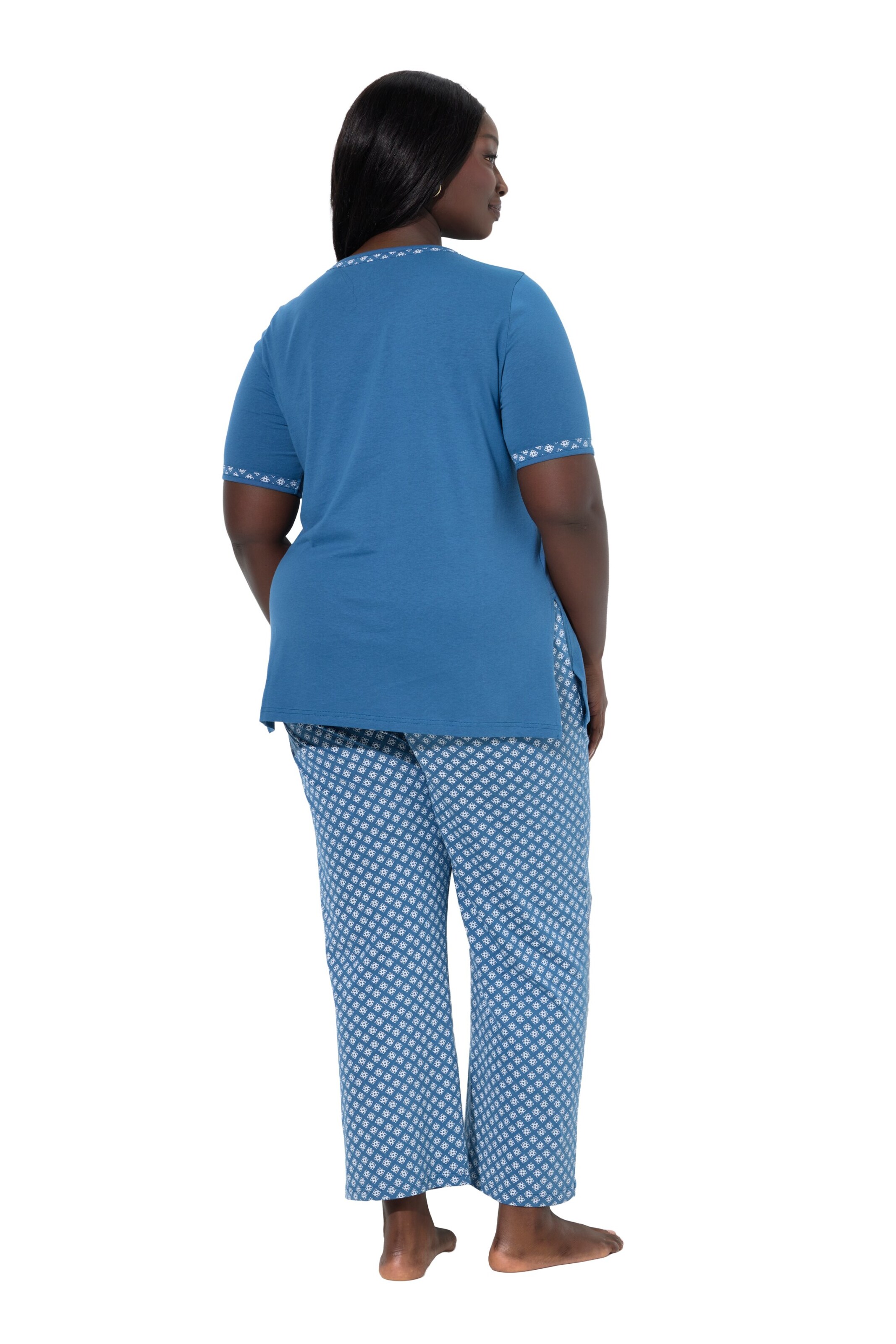 Ulla Popken Pajama in Blue