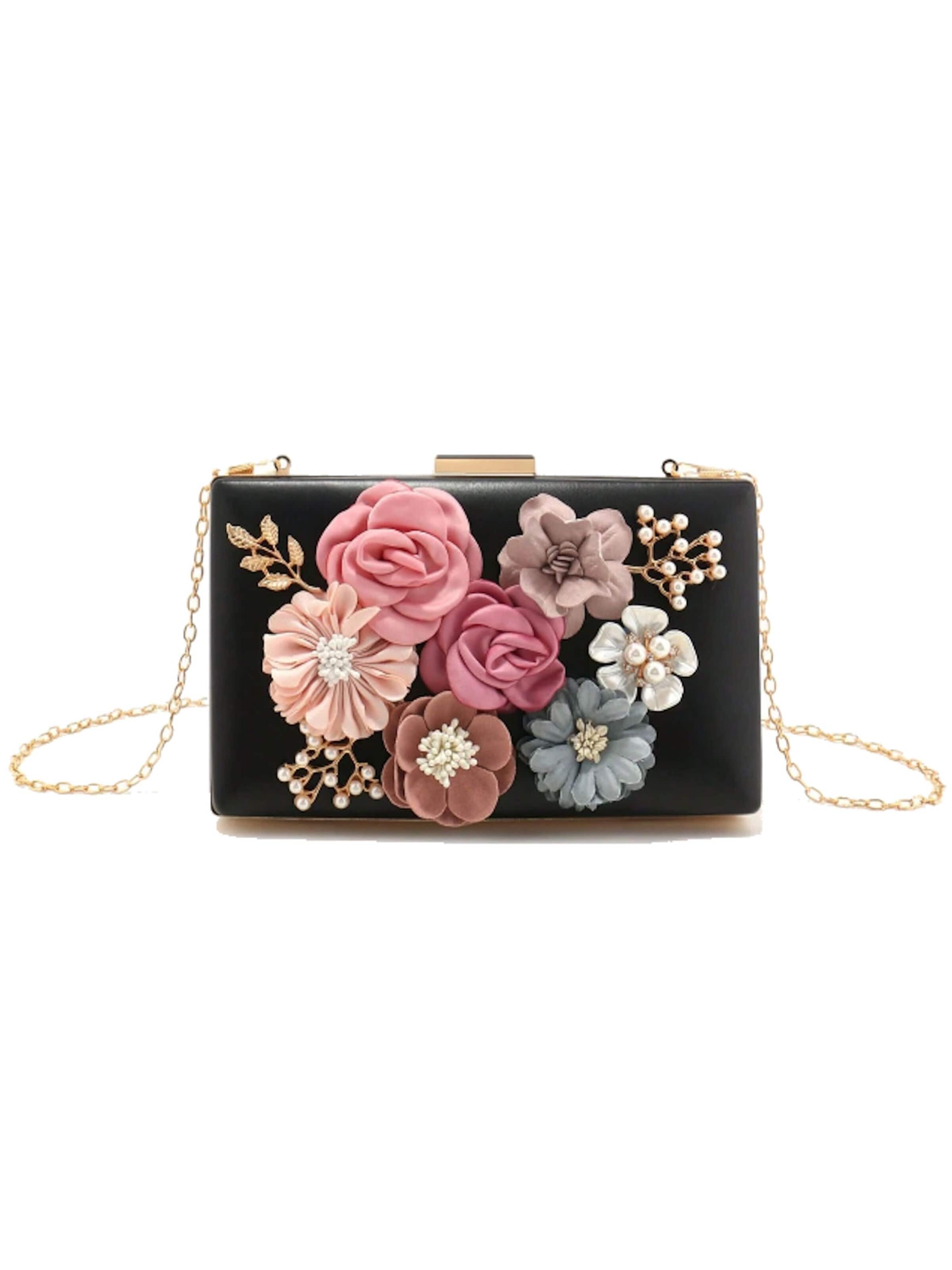 Tomshop24-7 Clutch 'Floris' in Black: front