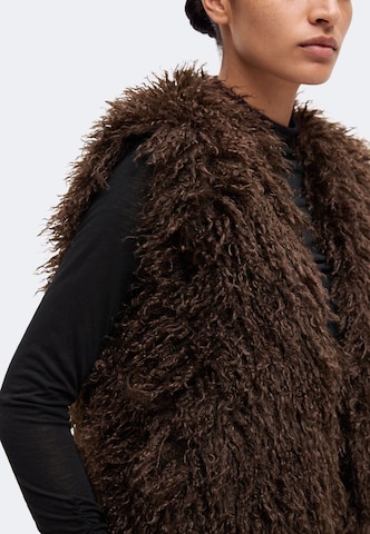 RINO & PELLE Vest 'Sensy' in Brown