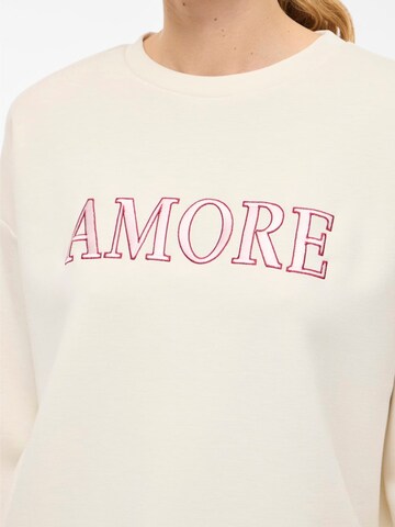 VILA Sweatshirt 'Reflect' in Beige