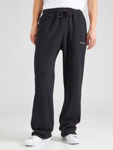 Abercrombie & Fitch Loosefit Broek in Zwart: voorkant