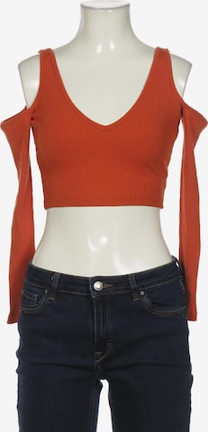 Asos Top & Shirt in XS in Orange: front