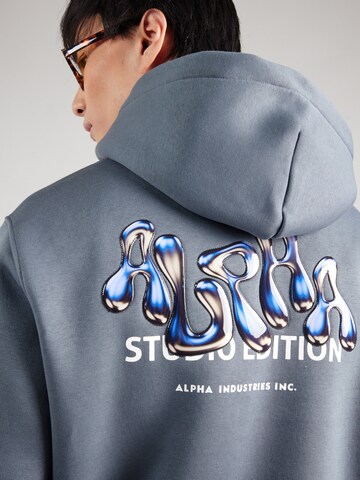 ALPHA INDUSTRIES Sweatshirt 'Studio Edition' in Blue