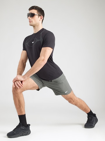 Reebok Funkční tričko 'ATHLETE FLEX' – černá