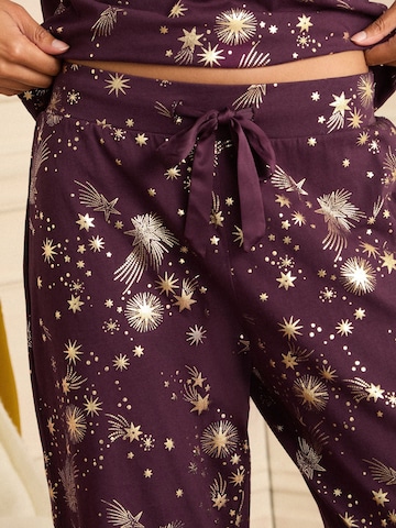 love & roses Pyjama in Rot