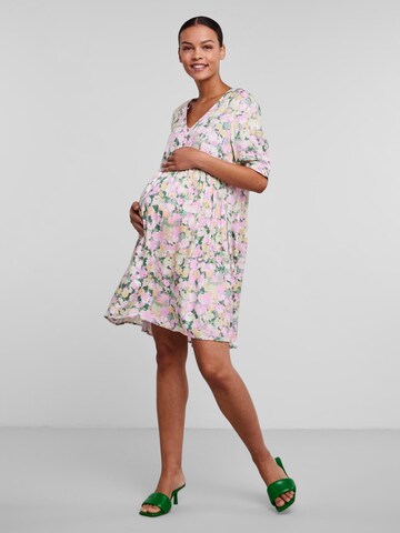 Pieces Maternity Shirt Dress 'Viggi' in Mixed colors