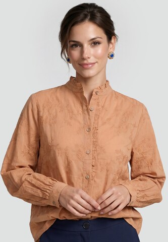 Usha - Blusa en marrón