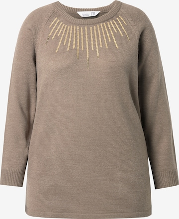 MIAMODA Trui in Bruin: voorkant