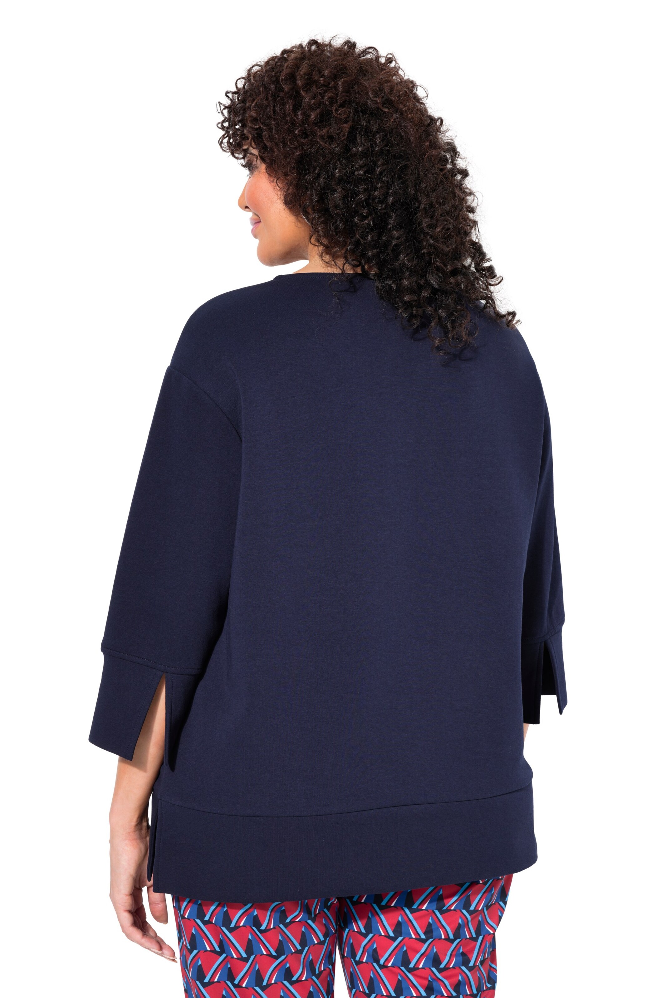 Ulla Popken Tréning póló 'Punto' - kék