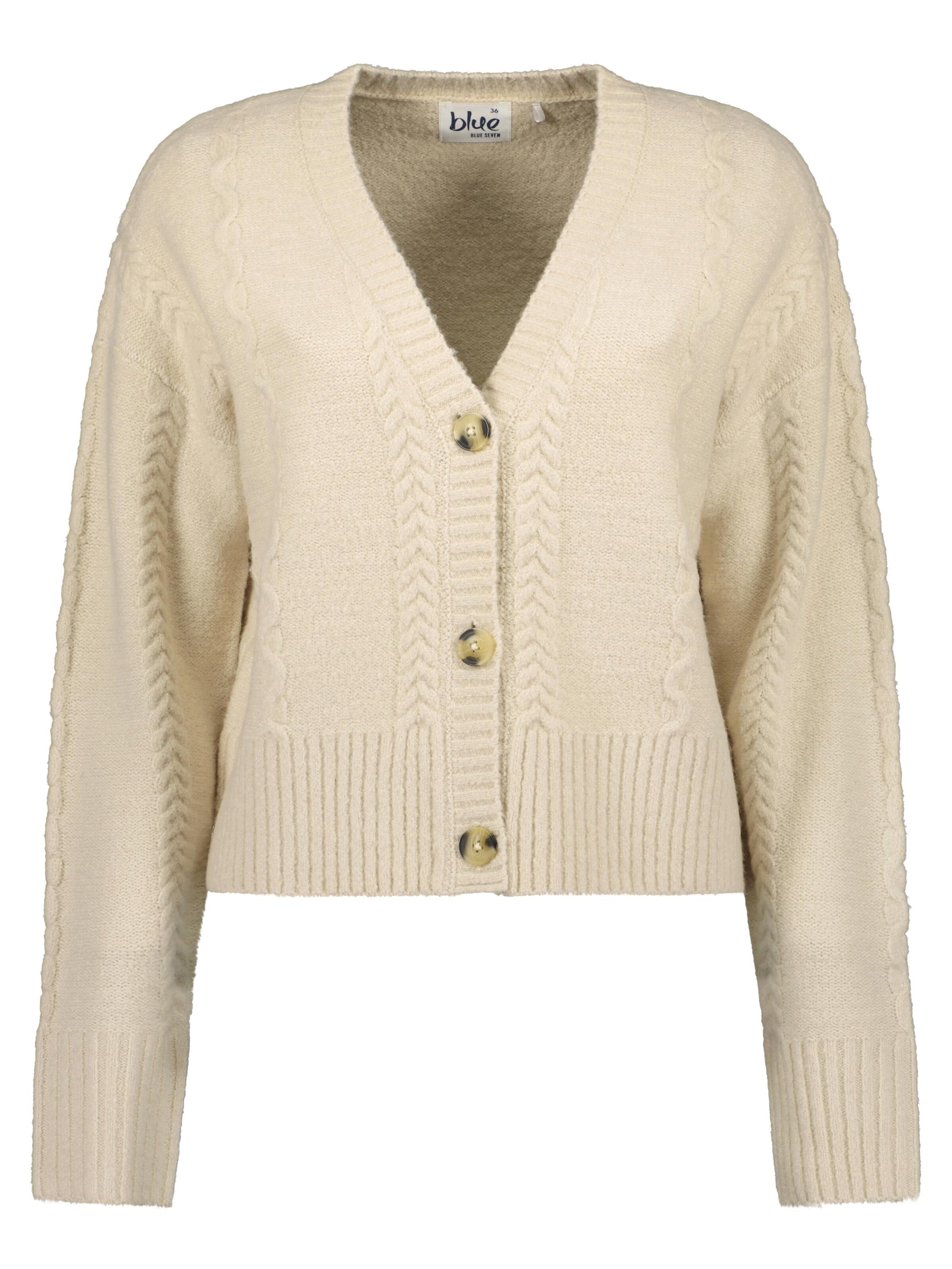 BLUE SEVEN Strickjacke‌‌‌‌ in Beige: Vorderseite