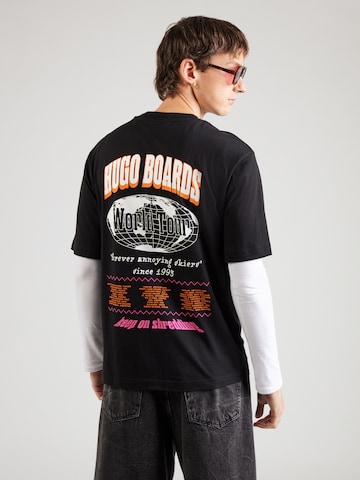 HUGO T-Shirt 'Nartupix' in Schwarz: Vorderseite