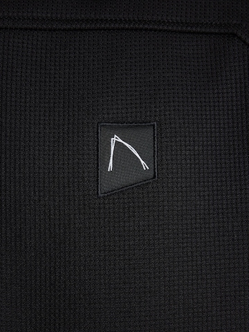 CHASIN' Gebreid vest 'Adan Zip' in Zwart