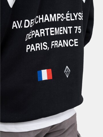 Crystal Paris Sweatshirt 'Champs' in Zwart