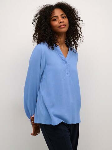 Kaffe Bluse 'KA Mathilde' in Blau: Vorderseite